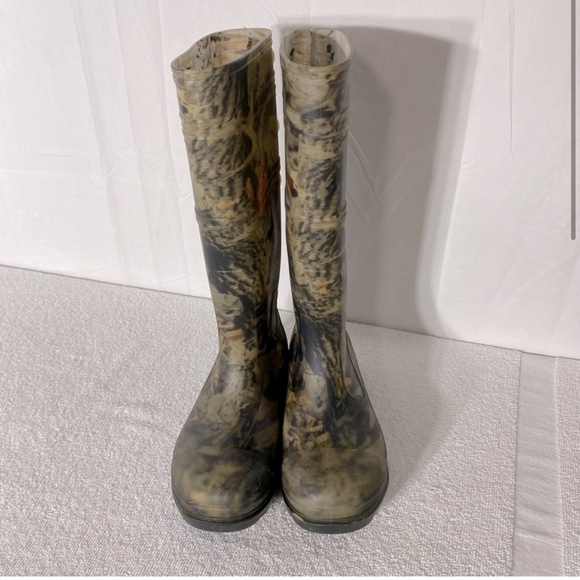 Men’s Woodlands Camo Rubber Boots Rain Boots 7 - Picture 2 of 15